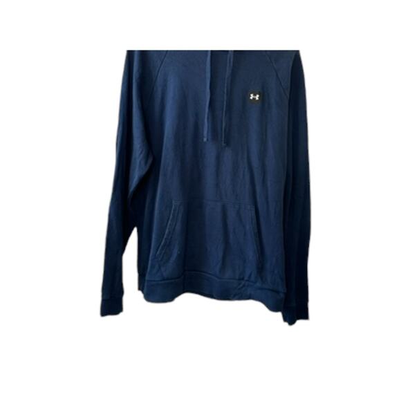 Under Armour Loose Fit Blue Hoodie Sweatshirt Men's XL - Picture 3 of 7